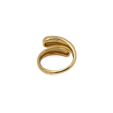 ANILLO ZO15885R DORADO ACERO INOXIDABLE A41
