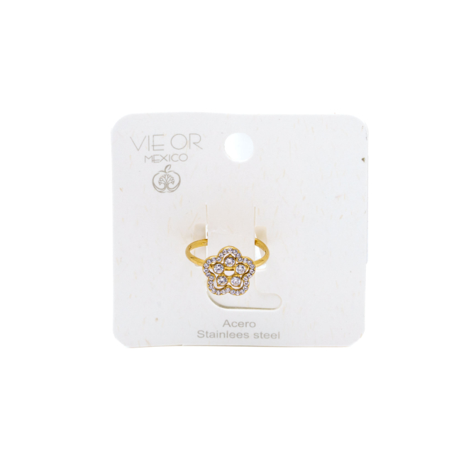 ANILLO ZO15918R DORADO ACERO INOXIDABLE A53