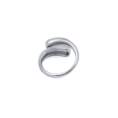 ANILLO ZO15438R PLATEADO ACERO INOXIDABLE A41
