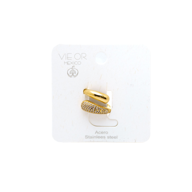 ANILLO ZO15438R DORADO ACERO INOXIDABLE A41