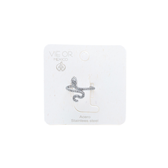 ANILLO ZO15920R PLATEADO ACERO INOXIDABLE A45