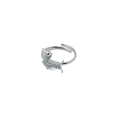 ANILLO ZO15872R PLATEADO ACERO INOXIDABLE