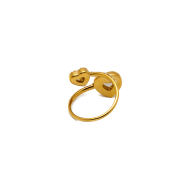 ANILLO ZO15917R DORADO ACERO INOXIDABLE A32