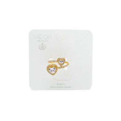 ANILLO ZO15917R DORADO ACERO INOXIDABLE A32