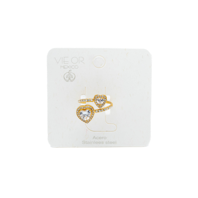 ANILLO ZO15917R DORADO ACERO INOXIDABLE A32
