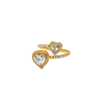 ANILLO ZO15917R DORADO ACERO INOXIDABLE