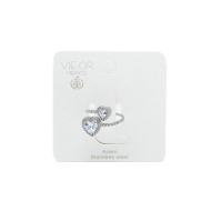 ANILLO ZO15917R PLATEADO ACERO INOXIDABLE A32