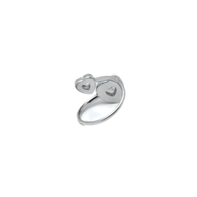 ANILLO ZO15917R PLATEADO ACERO INOXIDABLE A32