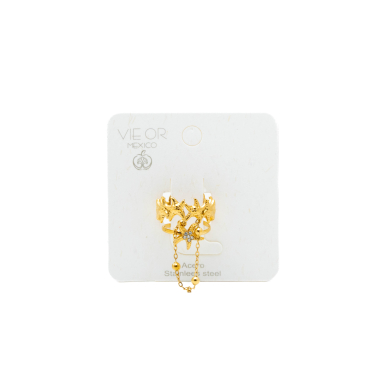 ANILLO ZO15912R DORADO ACERO INOXIDABLE 2A12