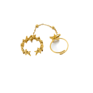 ANILLO ZO15912R DORADO ACERO INOXIDABLE 2A12