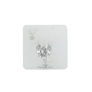 ANILLO ZO15912R PLATEADO ACERO INOXIDABLE 2A12