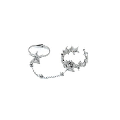 ANILLO ZO15912R PLATEADO ACERO INOXIDABLE