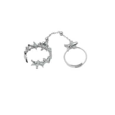 ANILLO ZO15912R PLATEADO ACERO INOXIDABLE 2A12