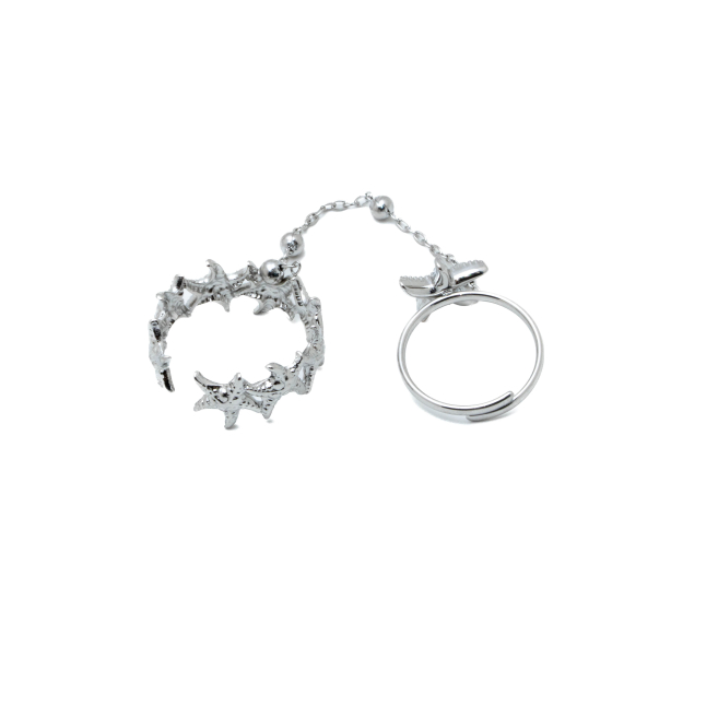ANILLO ZO15912R PLATEADO ACERO INOXIDABLE 2A12