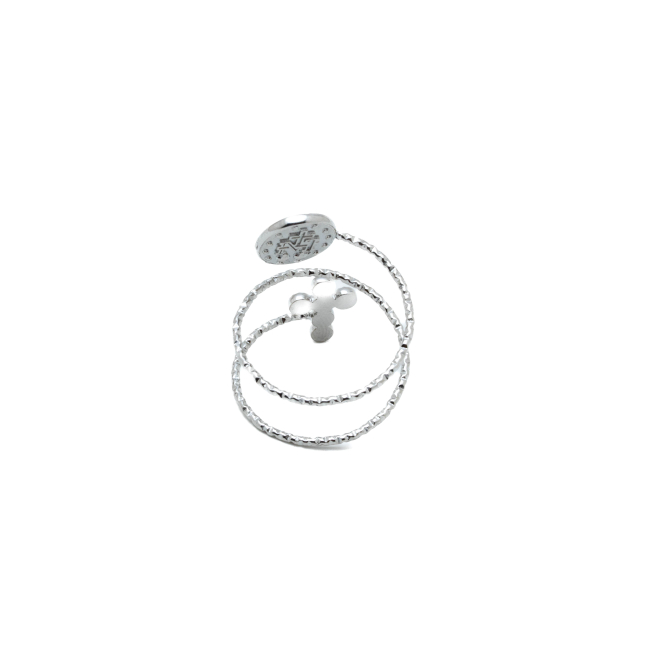ANILLO ZO15922R PLATEADO ACERO INOXIDABLE A35