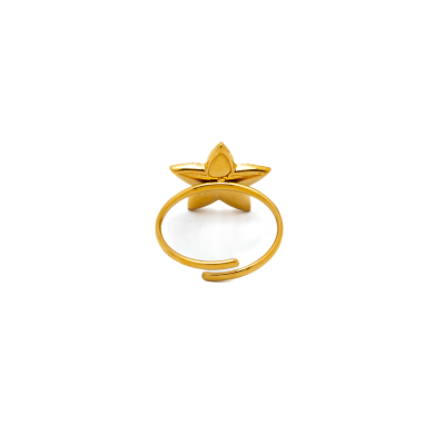 ANILLO ZO15412R DORADO ACERO INOXIDABLE A47