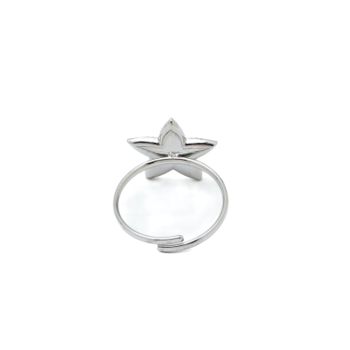 ANILLO ZO15412R PLATEADO ACERO INOXIDABLE A47