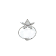ANILLO ZO15412R PLATEADO ACERO INOXIDABLE A47