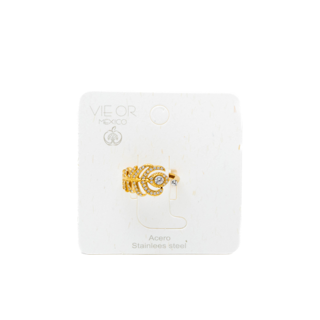 ANILLO ZO15901R DORADO ACERO INOXIDABLE A45