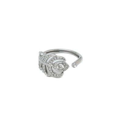 ANILLO ZO15901R PLATEADO ACERO INOXIDABLE