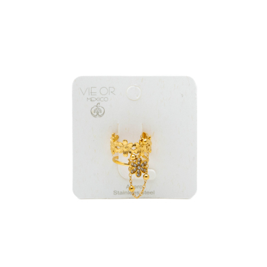 ANILLO ZO15914R DORADO ACERO INOXIDABLE 2A31