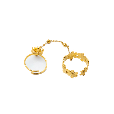 ANILLO ZO15914R DORADO ACERO INOXIDABLE 2A31