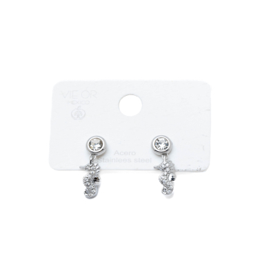 ARETES ZO15048E PLATEADO ACERO INOXIDABLE G31