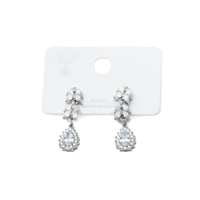 ARETES ZO15472E PLATEADO ACERO INOXIDABLE G31