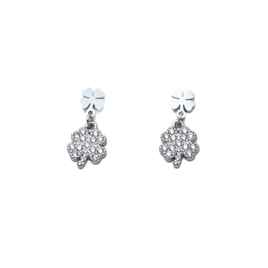 ARETES ZO14862E PLATEADO ACERO INOXIDABLE G33