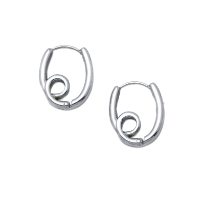 ARETES ZO14935E PLATEADO ACERO INOXIDABLE G31