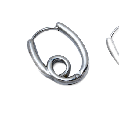 ARETES ZO14935E PLATEADO ACERO INOXIDABLE G31
