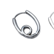 ARETES ZO14935E PLATEADO ACERO INOXIDABLE G31