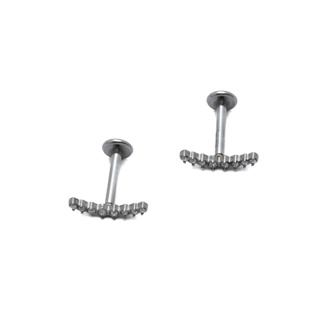ARETES ZO13792E PLATEADO ACERO INOXIDABLE F19