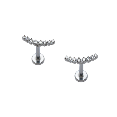 ARETES ZO13792E PLATEADO ACERO INOXIDABLE F19