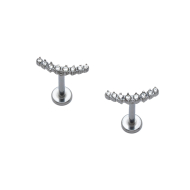 ARETES ZO13792E PLATEADO ACERO INOXIDABLE F19