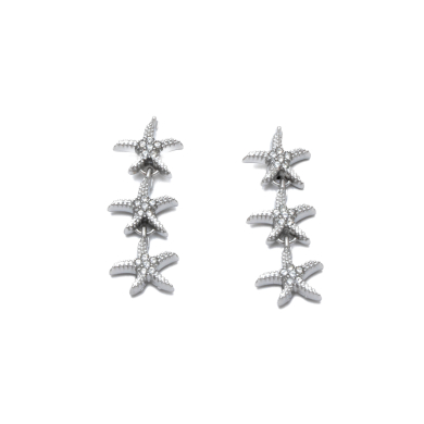 ARETES ZO15416E PLATEADO ACERO INOXIDABLE G31