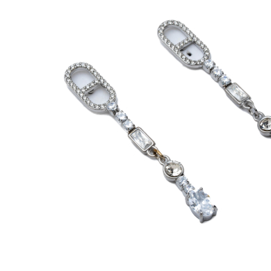 ARETES ZO15177E PLATEADO ACERO INOXIDABLE F42