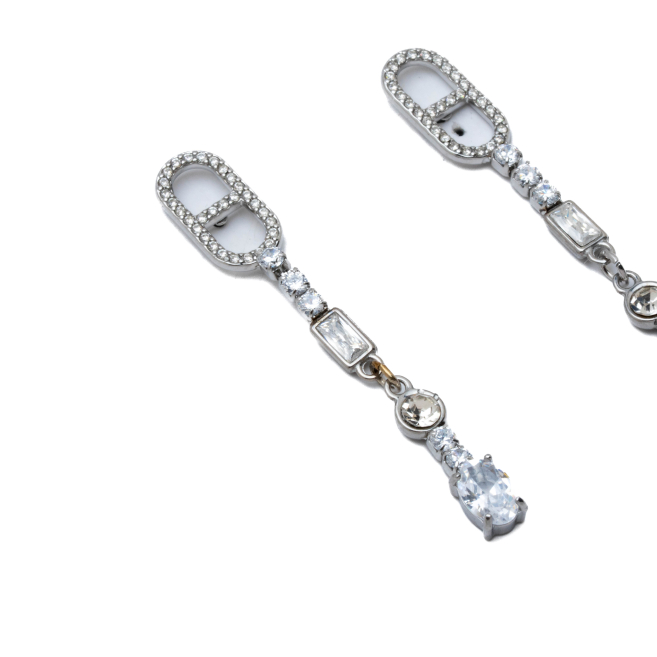 ARETES ZO15177E PLATEADO ACERO INOXIDABLE F42