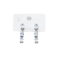 ARETES ZO15964E PLATEADO ACERO INOXIDABLE G34