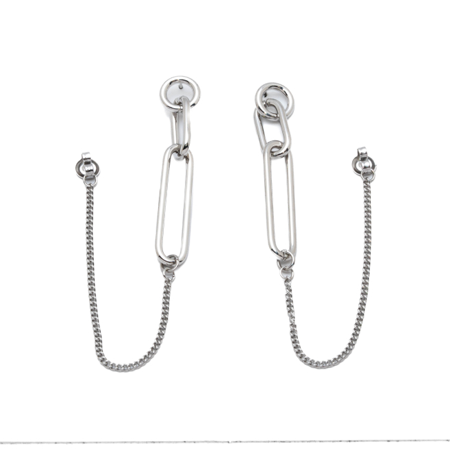 ARETES ZO14077E PLATEADO ACERO INOXIDABLE G53