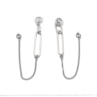 ARETES ZO14077E PLATEADO ACERO INOXIDABLE G53