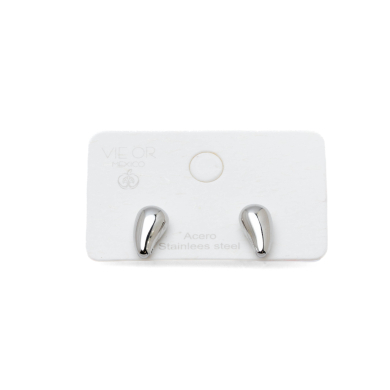 ARETES ZO14177E PLATEADO ACERO INOXIDABLE G44