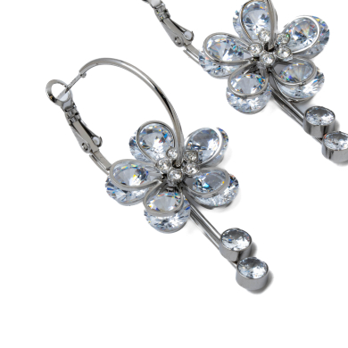 ARETES ZO12375E PLATEADO ACERO INOXIDABLE F21