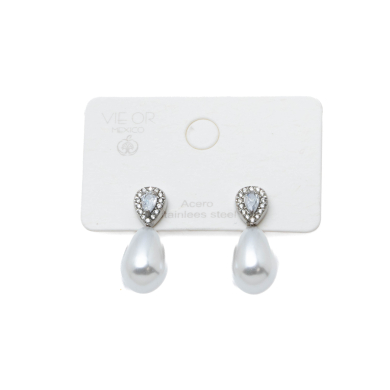ARETES ZO15483E PLATEADO ACERO INOXIDABLE G46
