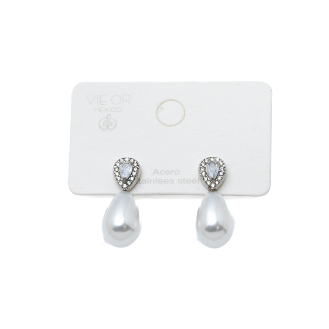 ARETES ZO15483E PLATEADO ACERO INOXIDABLE G46