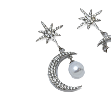 ARETES ZO11541E PLATEADO ACERO INOXIDABLE G24
