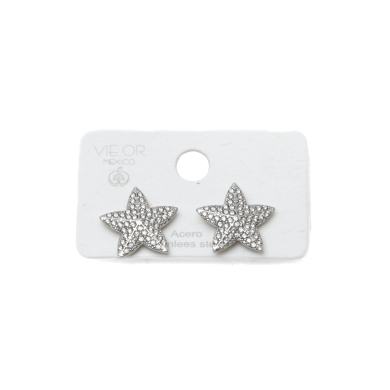 ARETES ZO15411E PLATEADO ACERO INOXIDABLE G31