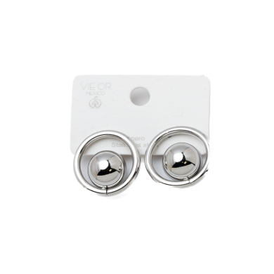 ARETES ZO10323E PLATEADO ACERO INOXIDABLE G44