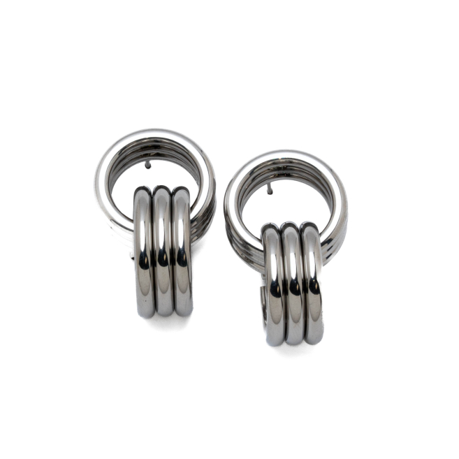 ARETES ZO10325E PLATEADO ACERO INOXIDABLE G38