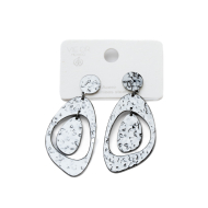ARETES ZO6354E PLATEADO ACERO INOXIDABLE G51